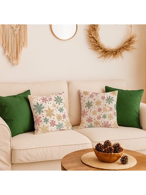 Elyona Yılbaşı Temalı  Duck Kırlent Kılıfı 4 Al 3 Öde