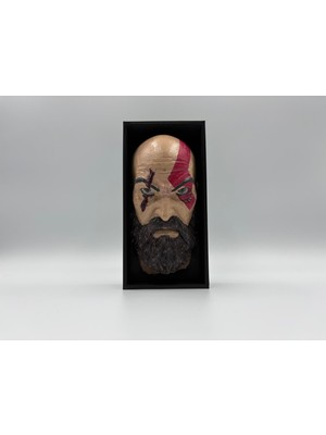 Kratos (God Of War) Temalı Book Nook (Kitap Arası Dekor/Diorama)