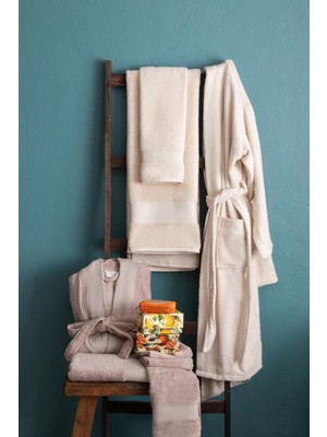 Apricitas Home LOTUS BAMBU AILE SETI EKRU-VIZON - AILE SETI