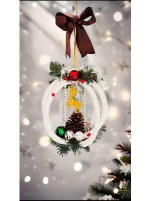 Teddy Santa Kafes LED Dekor Aydınlatma