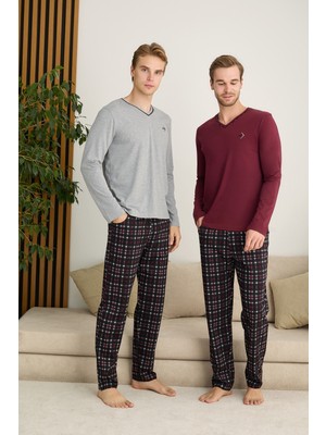 Nightlove Erkek Uzun Kollu Pijama Takımı