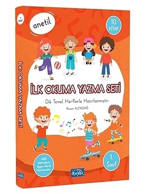 Parıltı Yayınları Anetil - Ilk Okuma Yazma Seti 10 Kitap Set + Yalın Tutku + Ne Görürsün Bir Ağaca Bakınca? + 1 Kitap