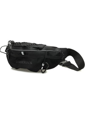Lumberjack Reflector Black Waist Freebag Bel Çantası