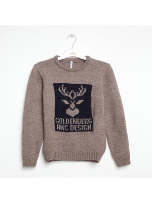 Nanica Erkek Garson Desenli Triko Kazak 6-16 Yaş