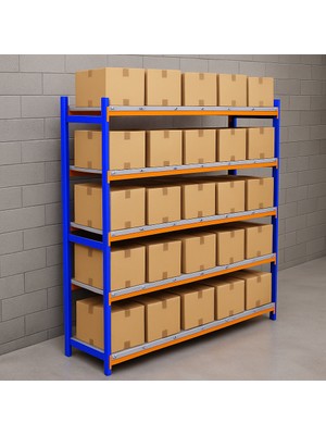 5 Katlı Depo Rafı Hafif Rack Raf 300-350 kg Taşıma Kapasiteli