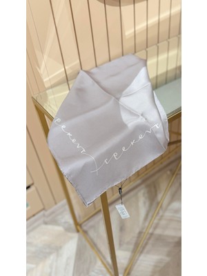 İpekevi Ipekevi Signature Tivil Ipek Eşarp Duman