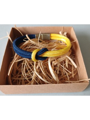 Urlanumis Renklerine Sadık Olanlara"taraftar Bilekliği" (Sarı Lacivert)