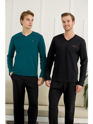 Nightlove Erkek Uzun Kollu Pijama Takımı