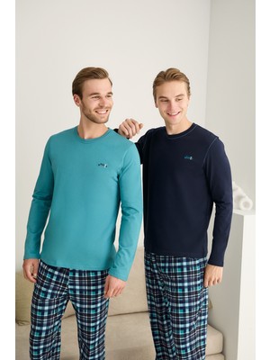 Nightlove Erkek Uzun Kollu Pijama Takımı