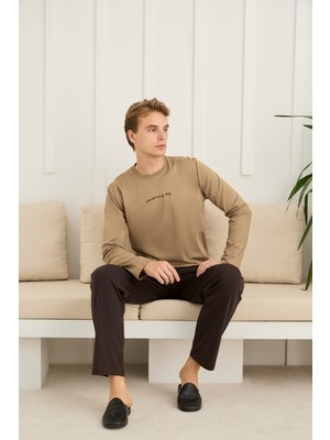 Nightlove Erkek Uzun Kollu Pijama Takımı