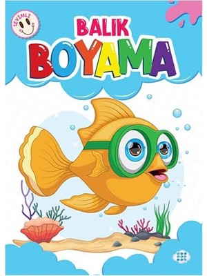 Dokuz Yayınları Sevimli Balık Boyama + Yalın Tutku + Çöl Çiçeği