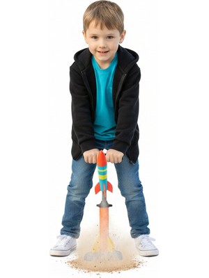 Mackays Erkek Çocuk Siyah Kapüşonlu Fermuarlı Baskısız Sweatshirt