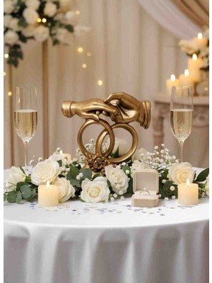 Curcuna Hediyelik Alyans Polyester Biblo