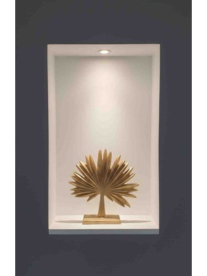 Curcuna Hediyelik Palmiye Polyester Biblo