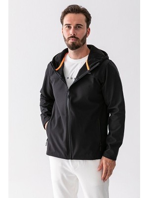 Trender Battal Softshell Erkek Mont 6044-1 Siyah