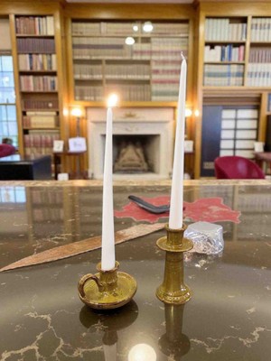 İV BLUE PURPLE Iv Blue Purple Homedecor Of The Candlestick Beyaz 36×3cm Büyük Şamdan Mumu