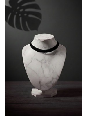 Klasik Siyah Kadife Choker Kolye 1.5 cm - Minimalist Sade Ip Gerdanlık Temel Yaka Takısı