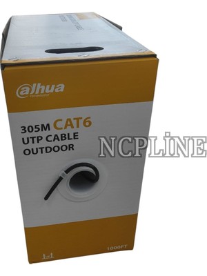 Ncpline Ncp T50 Tam Bakır 50 mt 50 Metre Diş Ortam Cat6 Kablo Modem Pc Arasi Internet Tv Plus