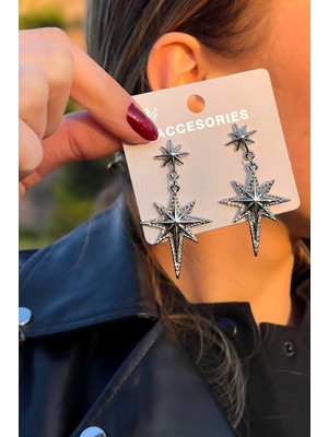 Renk Atmaz Şık Tasarım Kadın Küpe