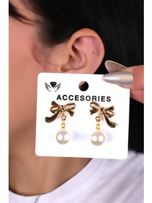 Inci Taşlı Fiyon Tasarım Kadın Küpe