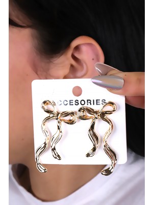 Uzun Kuyruklu Fiyonk Tasarım Kadın Küpe