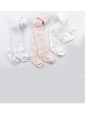 Kız Bebe Külotlu Çorap Pamuklu (Penye) 3'lü (06-12 Ay)