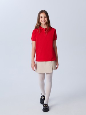 Lc Waikiki Yeni Sezon Basic Gabardin Kız Çocuk Şort Etek