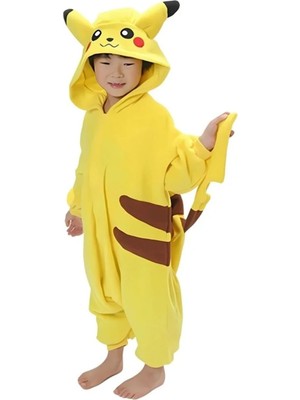 Bkmc Çocuklar Için Lüks Pokemon Go Pikachu Kostümü