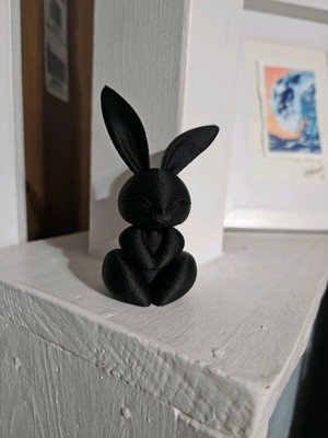 TSC Soyut Natural Tavşan Formu – Hediyelik Sanatsal 12 cm Ev Dekorasyon Ürünü