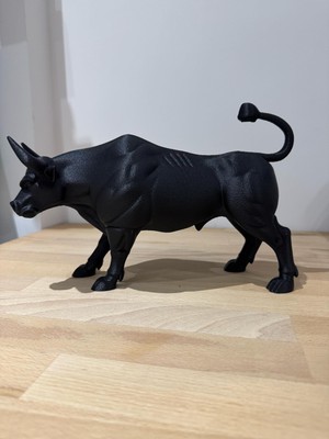 TSC Modern Soyut Boğa Biblosu – Hediyelik Doğal Malzemeli Masa Üstü Dekor Ürünü 15 cm