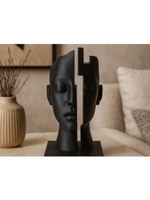 TSC 15CM Soyut Insan Heykeli – Hediyelik Natural Masaüstü Dekoratif Obje