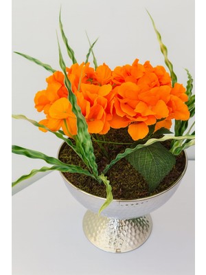 Furya Çiçekçilik Turuncu Işıltı Premium Aranjman