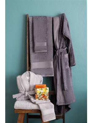 Apricitas Home LOTUS BAMBU AILE SETI GRI-ANTRASIT - AILE SETI