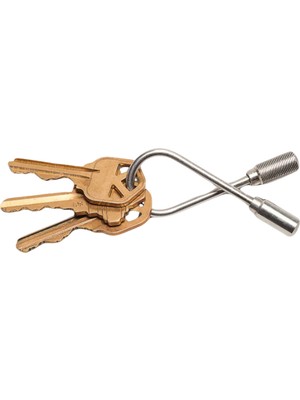 Craighill Tasarım Anahtarlık, Closed Helix Keyring, Paslanmaz Çelik