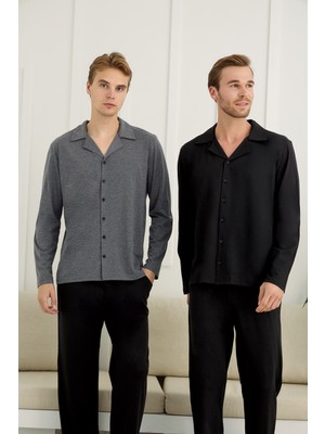 Nightlove Erkek Ceketli Uzun Kollu Takım