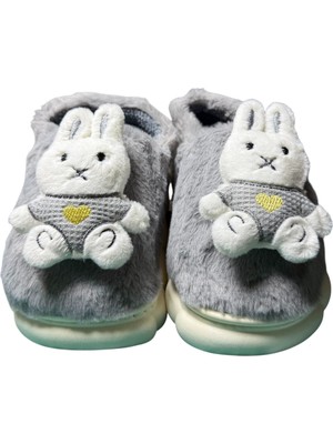 Kitti 5–8 Yaş Çocuklar Için Desenli Figürlü Pelüş Ayakkabı – Rahat & Dayanıklı