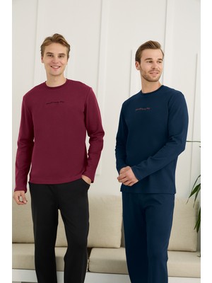 Nightlove Erkek Uzun Kollu Pijama Takımı