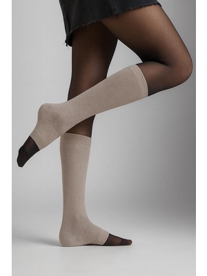 Cotenconcept Burunsuz Topuklu Basic Pamuk Içerikli Yoga Tozluk