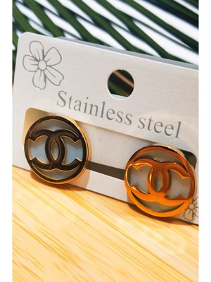 Monalisa Home Çelik Figürlü Lüks Küpe