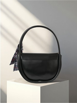 Rivina Kadın Fularlı Premium Kalite El Kol ve Omuz Çantası Siyah