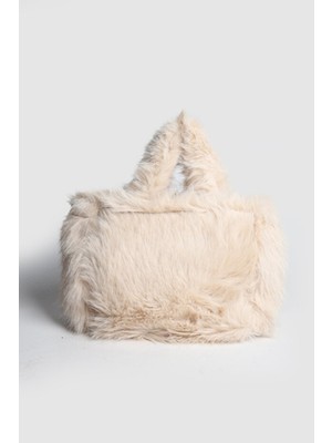 Rivina Poni Kadın Peluş El ve Omuz Çapraz Çanta