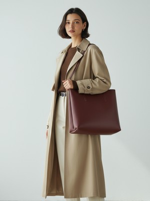 Rivina Megi Kadın Büyük Boy Tote Geniş Hacimli Model El ve Omuz Çantası