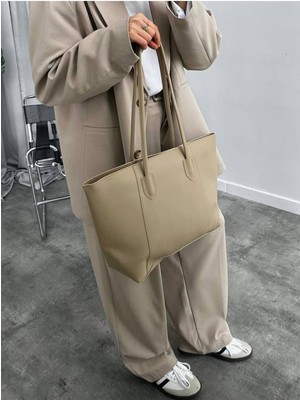 Rivina Dona Kadın Büyük Boy Omuz ve Kol Çantası