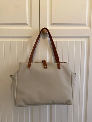 Rivina Gri Kadın Çok Gözlü Geniş Hacimli Okul, Spor, Seyahat ve Anne Bebek Çantası