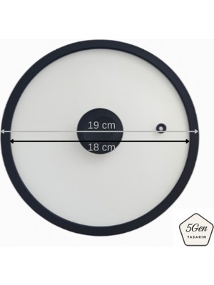 Silikon Çerçeveli ve Kulplu Modern Cam Tencere Kapağı – Tencere Çizmez, Sessiz Kapanan Soft Tasarım (18-20-24-26-28 Cm)