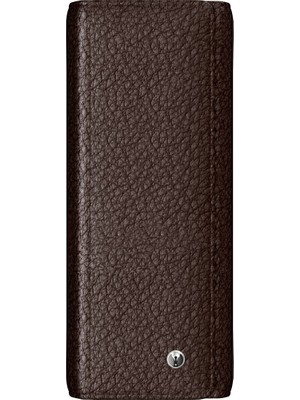 Scrikss & Wizdesign Toscana Hakiki Deri Kahverengi Kapaklı Ikili Kalemlik