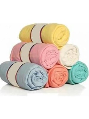 Krem Rengi Naturel Boyasız Ham Kumaştan Lastikli Çarşaf 120X200 Süper Pamuk Lüx Coton Yatak Çarşafı