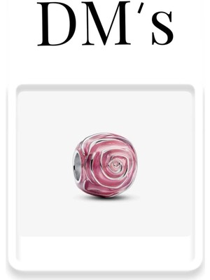 DMs Silver Açan Gül Gümüş Charm'ı