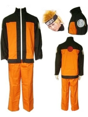 Bkmc Lüks Naruto Uzumaki Kostümü Doğum Günü Süsü