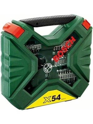 Bosch 54 Parça Çok Amaçlı Delme ve Vidalama Seti, Güçlü ve Dayanıklı Tasarım